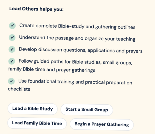 Ministry Builder - Lead Others Membership