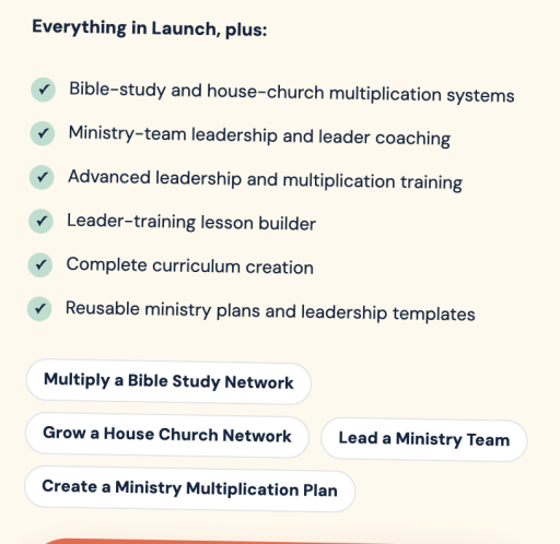Ministry Builder - Multiply Leaders Membership